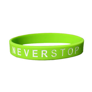 NEVER STOP - The Motivation You Wear! Green/Wht